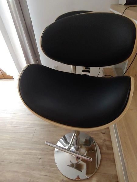 Барный стул H-44 Дуб / Черный HALMAR opt_4635 фото