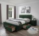 Ліжко Modena 3 Velvet Зелений 160х200 см HALMAR opt_3800 фото 1
