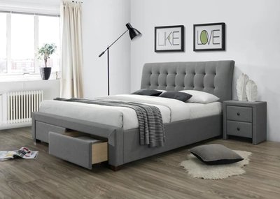 Кровать Percy Серый 160х200 см HALMAR opt_3711 фото