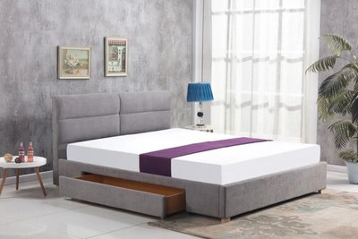 Кровать Merida Серый 160х200 см HALMAR opt_3718 фото