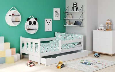 Ліжко дитяче Marinella Білий 88х164 см HALMAR opt_3849 фото