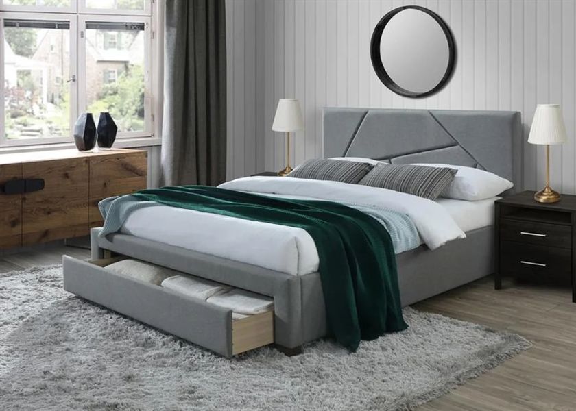 Кровать Valery Серый 160х200 см HALMAR opt_3722 фото