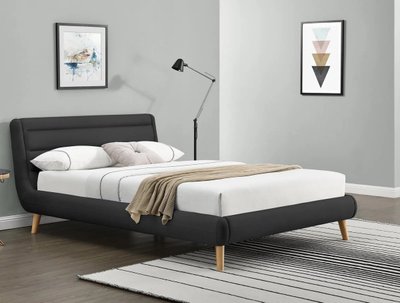 Кровать Elanda Серый 160х200 см HALMAR opt_3724 фото