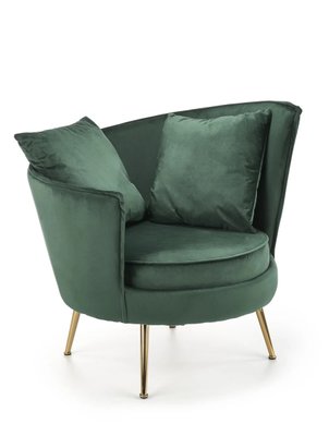 Кресло Almond Velvet Зеленый HALMAR opt_791118 фото