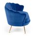 Крісло Amorinito XL Velvet Темно-синій HALMAR opt_7102 фото 3