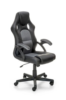 Комп'ютерне крісло BERKEL Чорно-Сіре HALMAR opt_7204 фото