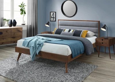 Ліжко Orlando Серый 160х200 см HALMAR opt_3744 фото
