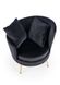 Кресло Almond Velvet Черный HALMAR opt_791177 фото 2